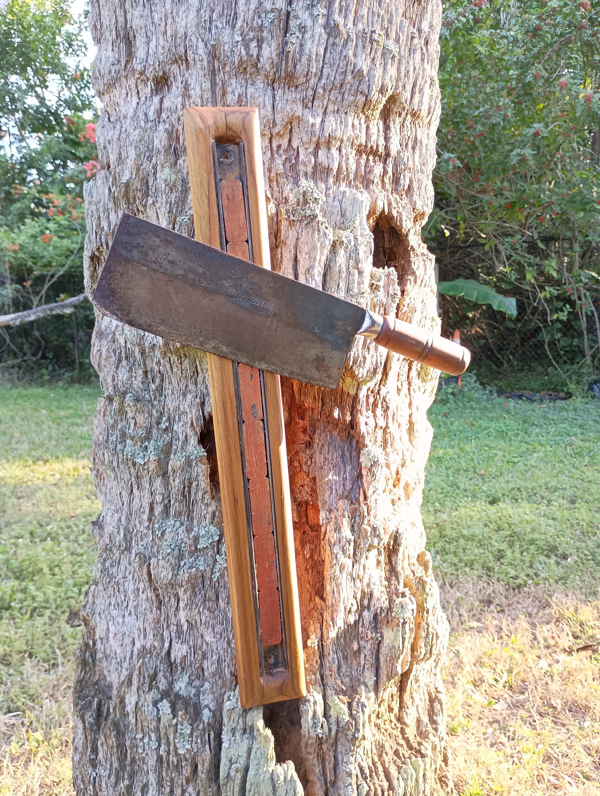 Teak Magnetic Knife Holder -- Christmas 2025